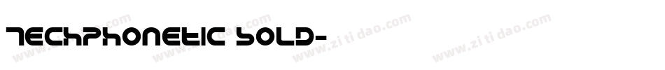 TechPhonetic Bold字体转换